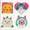 Feuille d'autocollants Sticker Garden - Sparkle Cats