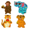 Feuille d'autocollants Sticker Garden - Animals Having Fun