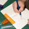 Penco Clip - Glitter Orange