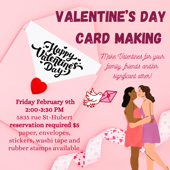 Valentine's Day card making workshop