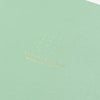 Midori Soft Color Dotted Notebook - Green, A5