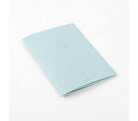 Midori Soft Color Dotted Notebook - Blue, A5