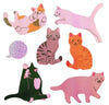 Feuille d'autocollants Sticker Garden - Pearl Cat Stickers