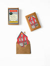 Ensemble de petites cartes (6) - Chalet Rouge