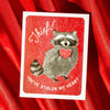 Carte de souhaits Thief! Raccoon