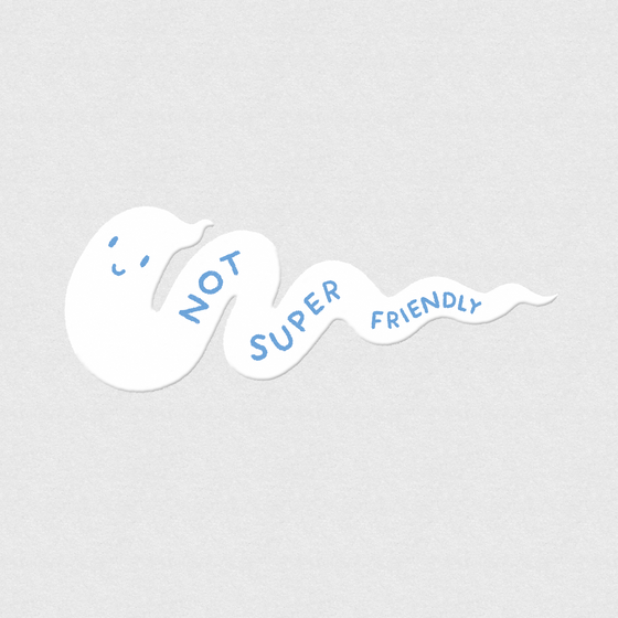 Void Paper Co. Sticker - Unfriendly Ghost 