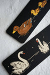 Bookmark - Night Swimming, Swan, Duck