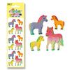 Feuille d'autocollants Sticker Garden - Pearl Colourful Ponies