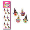 Feuille d'autocollants Sticker Garden - Sparkle Clown Ice Cream Cone