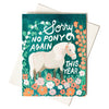 Carte de souhaits No Pony Birthday