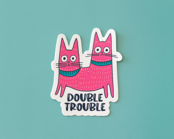 Autocollant - Double Trouble