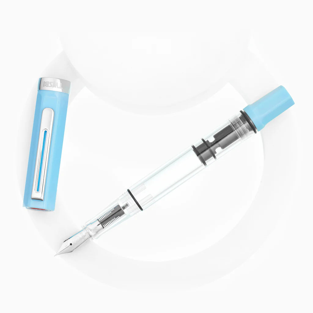 Stylo Plume Rétractable TWSBI Eco Stylo Plume Rétractable Drburpily - Pointe Moyenne, - Avec 5 Cartouches Rechargeables Encre Bleue Effaçable Stylo Plume Rétractable TWSBI Eco Stylo Plume Rétractable Drburpily - Pointe Moyenne, - Avec 5 Cartouches Rechargeables Encre Bleue Effaçable