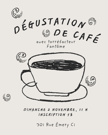  Coffee cupping with Fantôme