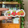 Sticker - 3 Halloween Frogs