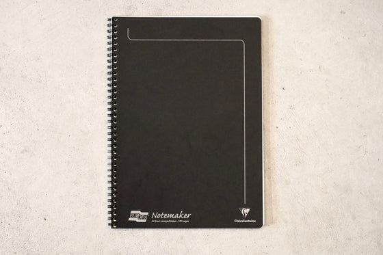 Clairefontaine Notemaker Lined Notebook - Black, A5