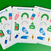 Feuille d'autocollants - Stationery 2