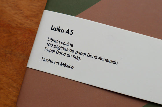Plain notebook Laika - Rococo II, Tikal, A