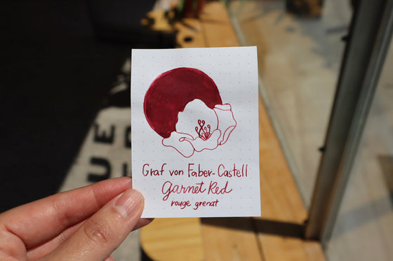 Cartouches d'encre Graf von Faber-Castell - Rouge Grenat - Papeterie Café Nueva Era