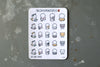Sticker Sheet - Cat Lady
