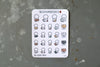 Feuille d'autocollants TheCoffeeMonsterzCO - Dog Lovers