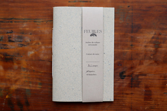 Feuilles Lined Notebook - Essential, Coffee