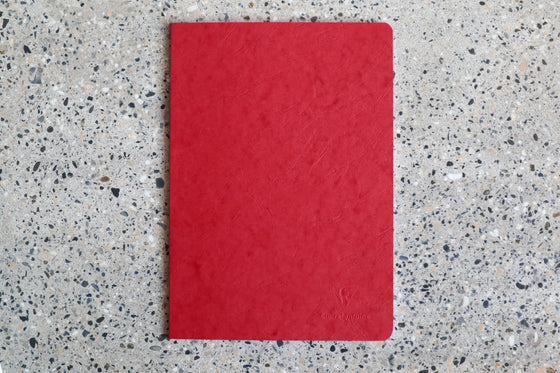Clairefontaine Age-Bag Lined Notebook - Red, A4