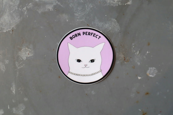 Sticker - Born Perfect, Two versions