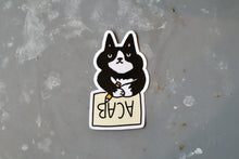 Secret Planet Print Shop Sticker - ACAB Kitty