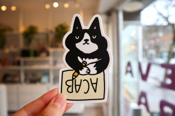 Secret Planet Print Shop Sticker - ACAB Kitty