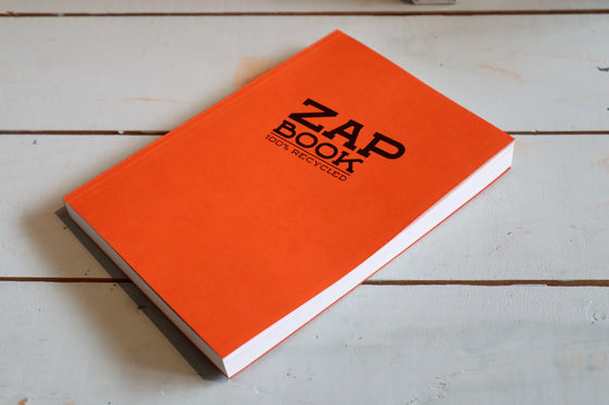 Cahier à dessin ZAP 100% recyclé - Orange, A5