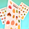 Feuille d'autocollants Apple and Sun - Pumpkin spice Season 1