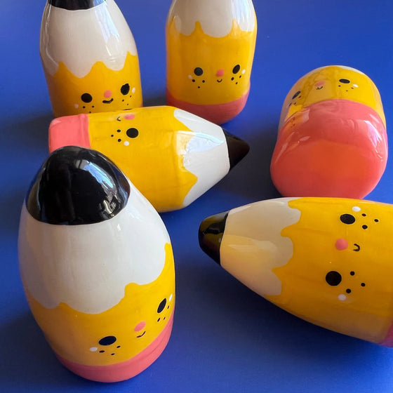 Figurine Mr Pencil par Apple and Sun