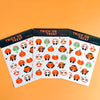 Feuille d'autocollants Apple and Sun - Trick or Treat