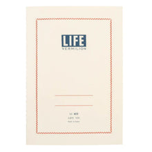  Cahier ligné Life Stationery - Vermilion, A5