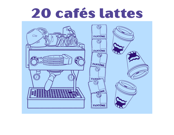 20 Prepaid Lattes at a Reduced Price