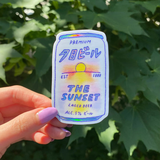 Autocollant - The Sunset Beer