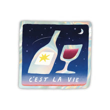  Autocollant - Wine Night, C'est La Vie