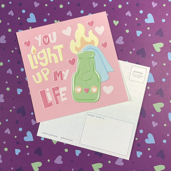 Carte postale Goatbunny - You Light Up My Life