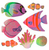 Feuille d'autocollants Sticker Garden - Fish