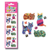 Feuille d'autocollants Sticker Garden - Sparkle Groovy Cats