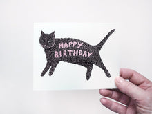  Gillian Wilson - Happy Birthday Cat greeting card 