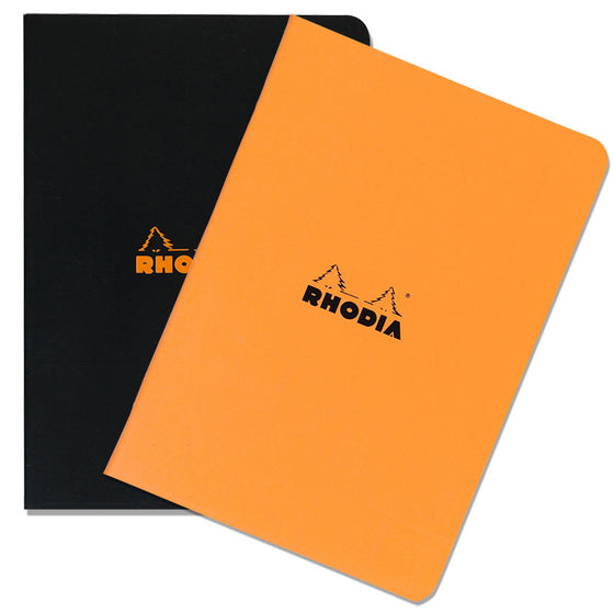 Rhodia Lined Quilted Notebook - Orange, A5