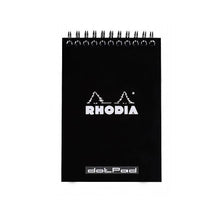  Rhodia Spiral Notebook - Black, A6