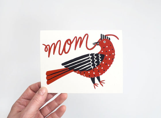 Gillian Wilson Greeting Card - Mama Bird 