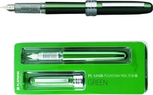  Platinum Plaisir Fountain Pen - Green