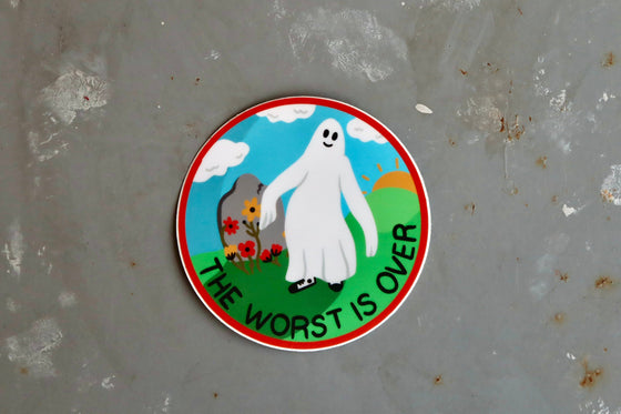 Stay Home Club Sticker - The Worst is Over