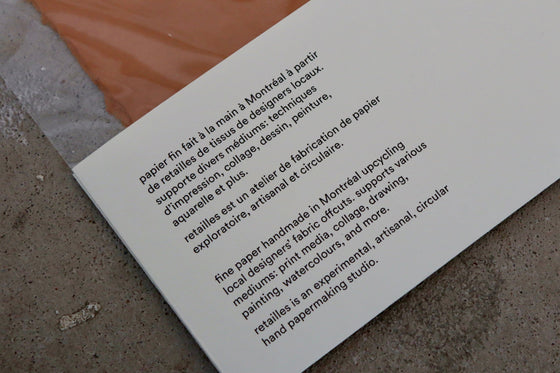 Ensemble de 5 feuilles Retailles - Ochre, 8 x 10
