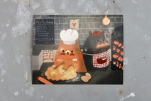 Carte Postale - Paw Paw Bakery Cats