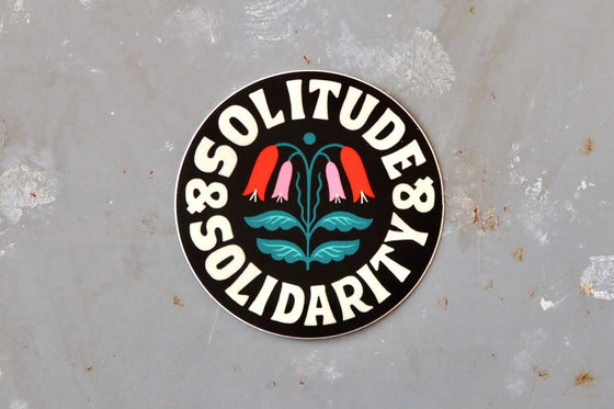 Autocollant Stay Home Club - Solitude & Solidarity