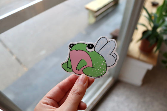 Sticker Jusfleur - Frog Fairy 